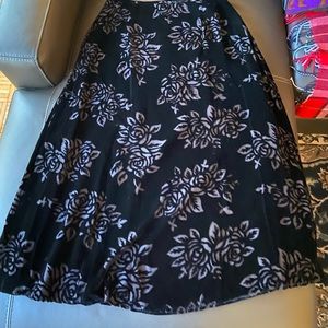 Jones & Co Velvet Floral Maxi Skirt